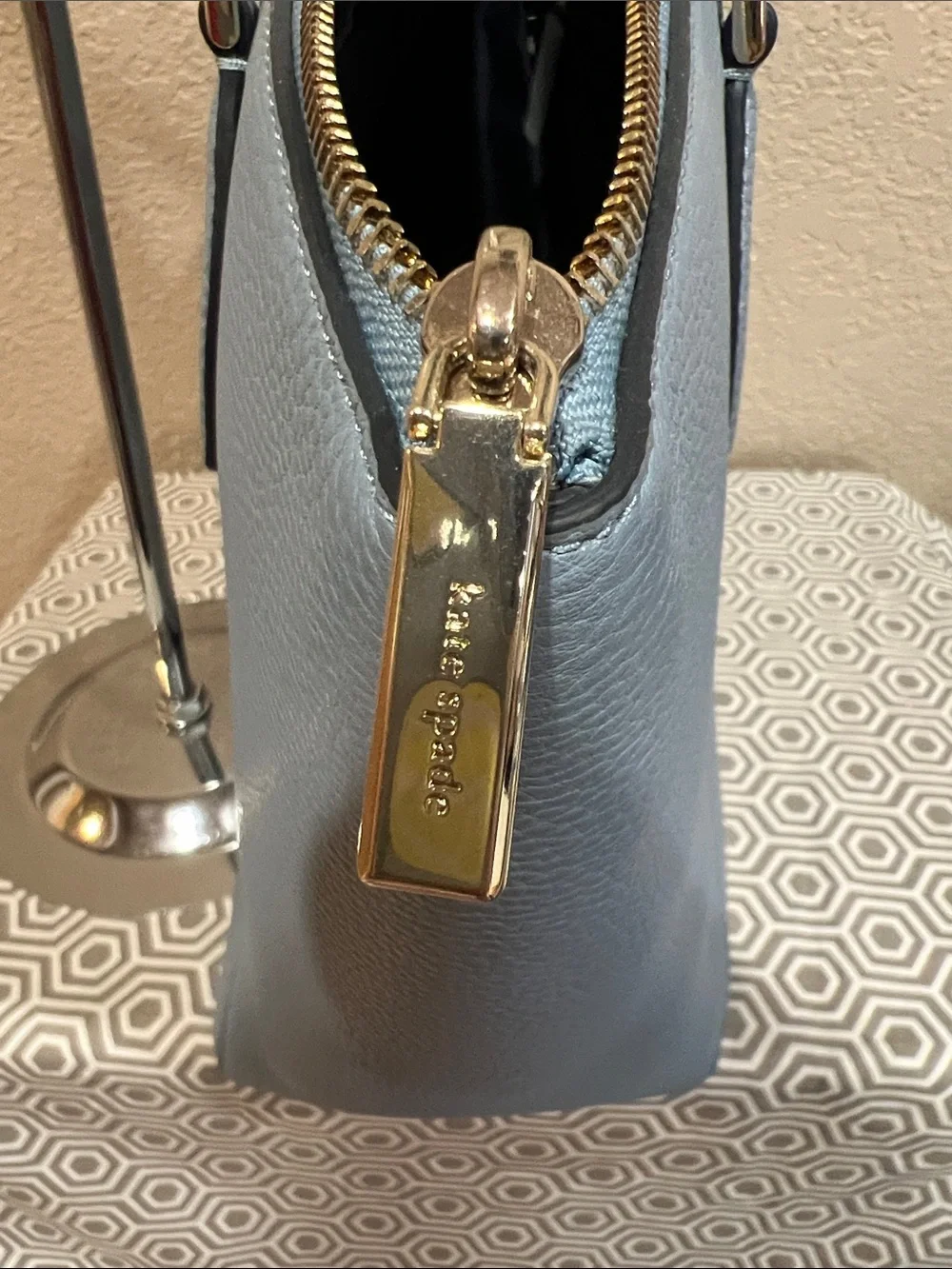 kate spade structured pebbled
